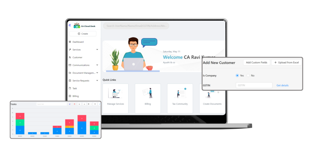 Features of CA Cloud Desk PMS software