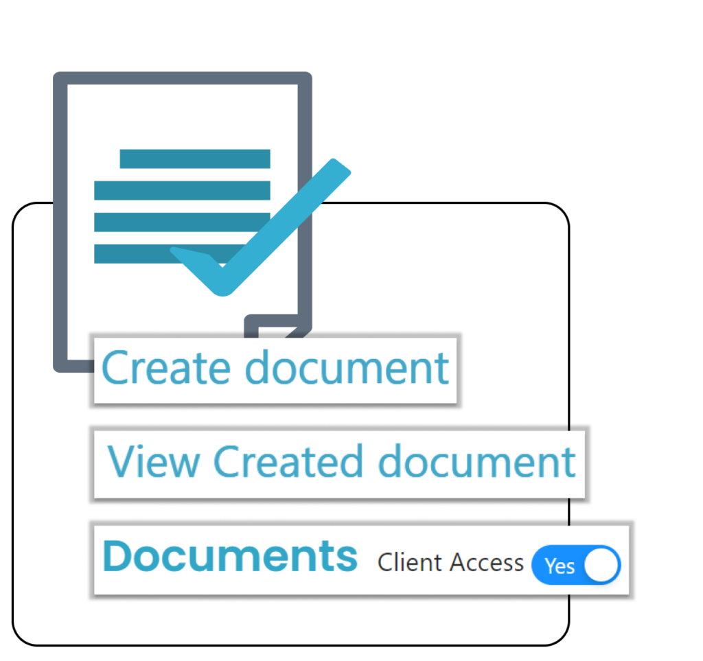 Create documents just with a few clicks using CA Cloud Desk